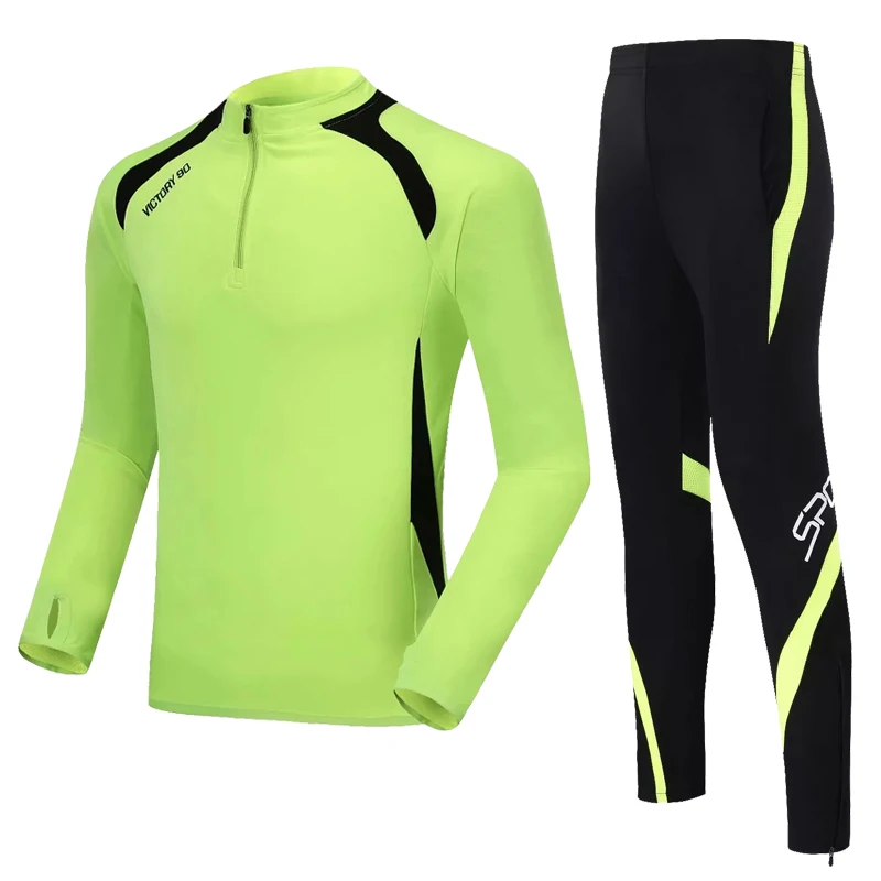 Осенне зимний спортивный комплект для взрослых и детей игры в футбол мужские