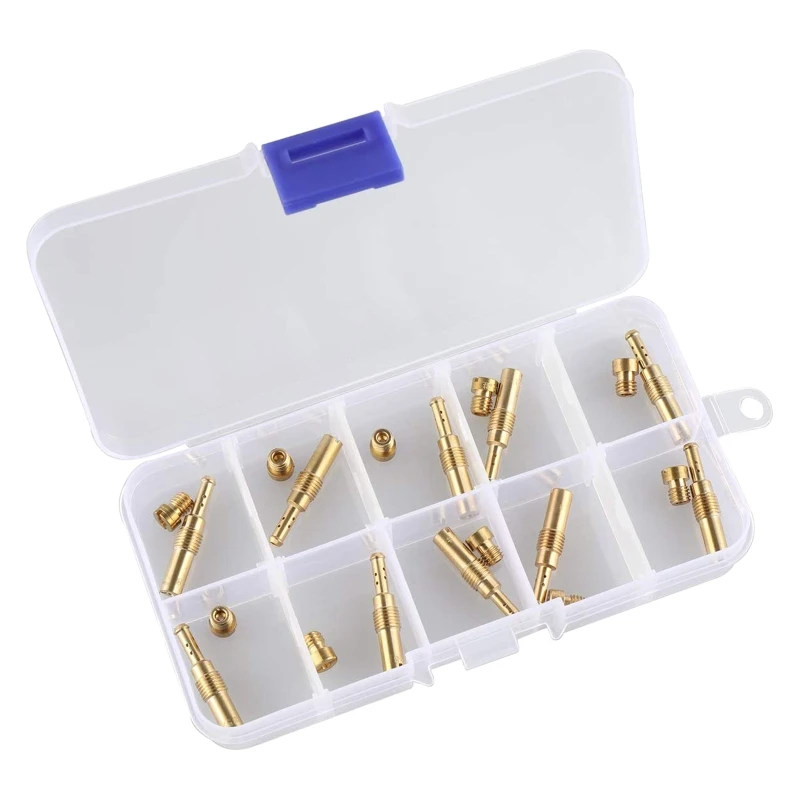 

10Pcs Carburetor Main Jets kit & 10Pcs Slow Jets for PWK Keihinm OKO CVK 203F