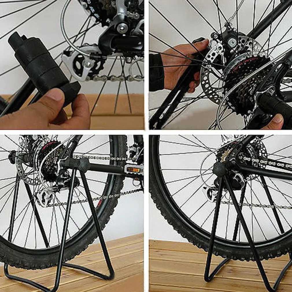 

Регулируемая Складная велосипедная стойка для ремонта велосипеда, быстросъемная Складная универсальная стойка для парковки велосипеда