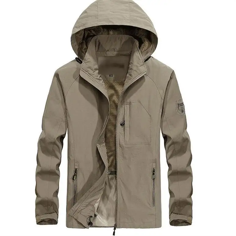 

New Windbreaker Men 2019 Quality Bomber Casual Jacket Slim Fit Pilot Stand Collar Quality Tourism Male Winter Soft Shell Jackets