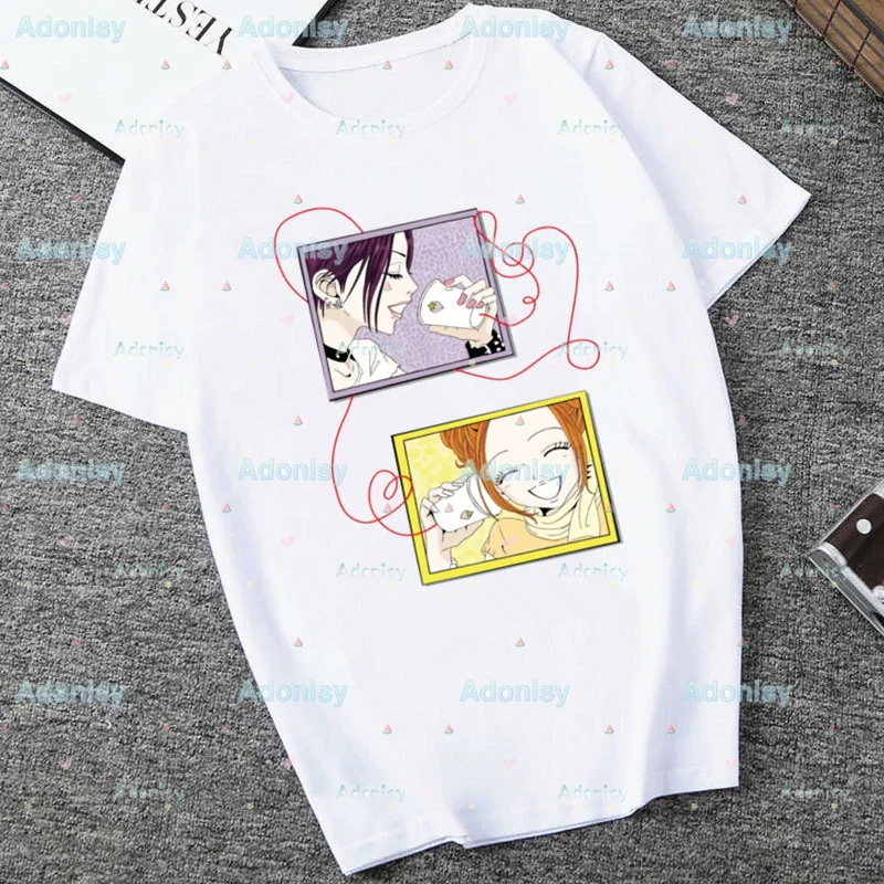 

Japanese Anime Osaki Nana Harajuku Nana Graphic Fashion Summer Tops T Shirt Women New Graphic Tee Cute Women Female 90s T-shirt