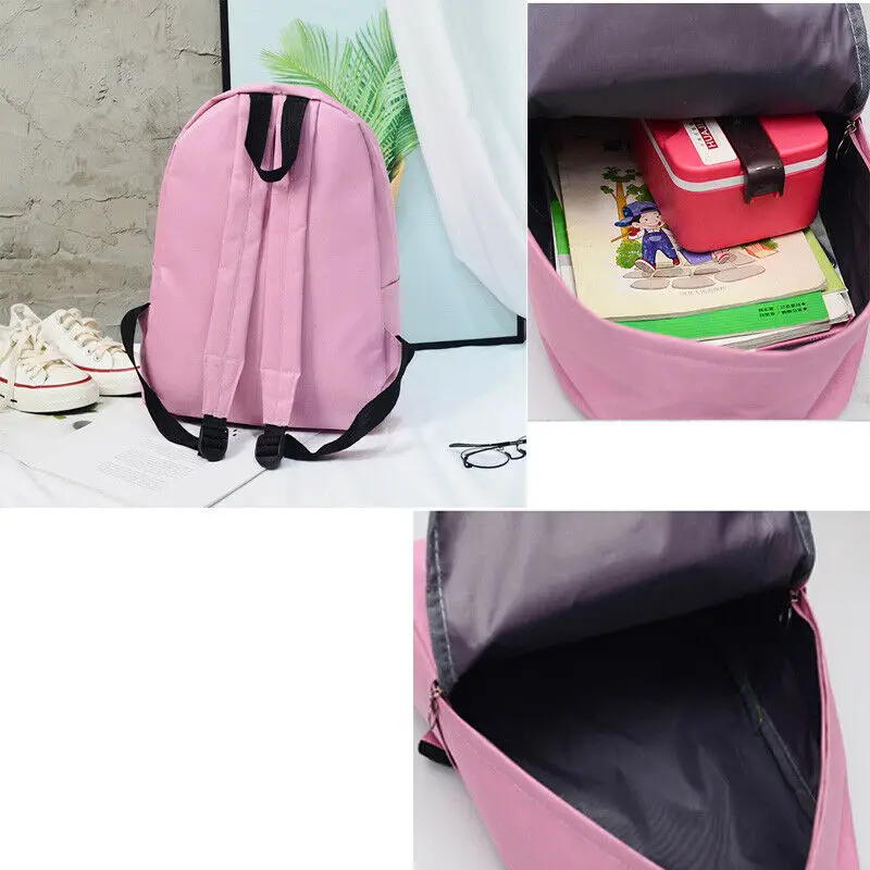 3 шт./компл. рюкзак нейлона Винтаж Для женщин холст дорожные сумки Портфели с