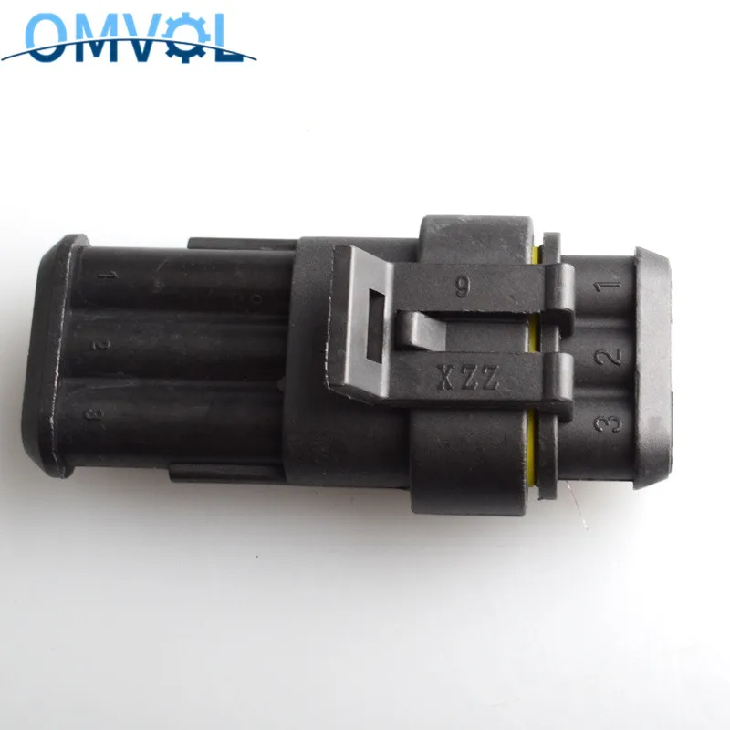 5 комплектов в комплекте 3 Pin P Way AMP 1 Водонепроницаемый Электрический провод