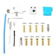 Artillery 3D Printer Sidewinder X1 / Genius Nozzle Hotend Silicone Sleeve Throat Handle Thermistor Heating Pipe Heated Block Kit