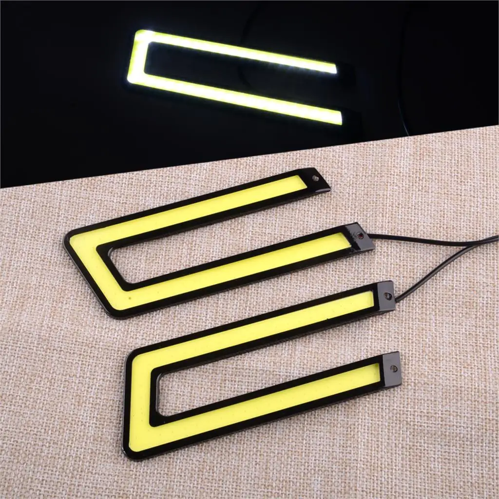 

Universal Car 12V 455LM 4.5W U Shape White COB LED Driving Daytime Running Light DRL Fog Parking Lamp
