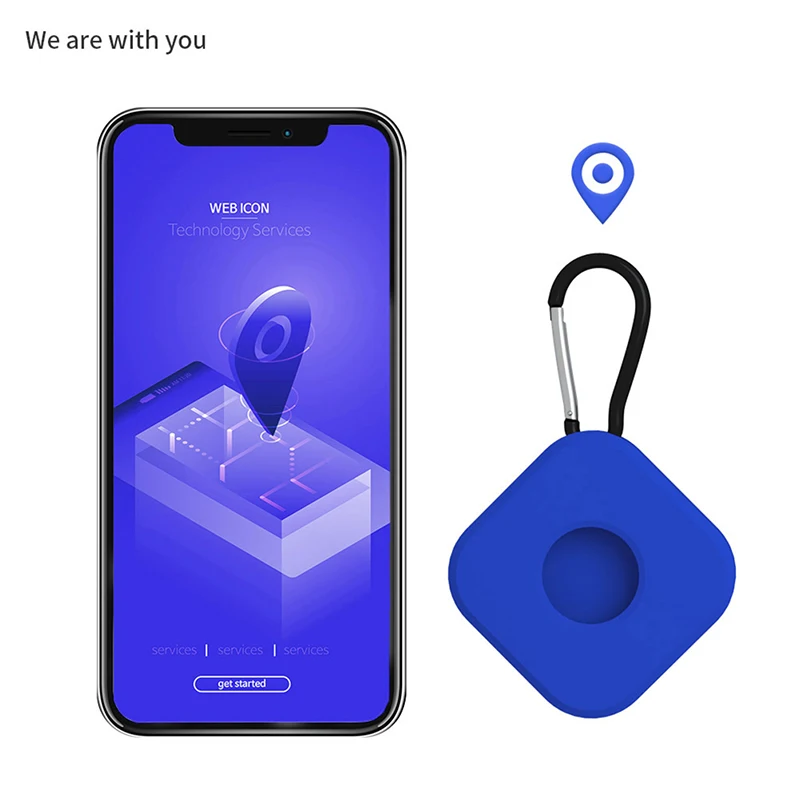 

1 шт. Защитный чехол для Apple AirTag Силиконовый противоударный функция "антипотеря защитник трекера чехол для MacBook Air бирка, ручные сумки аксессу...