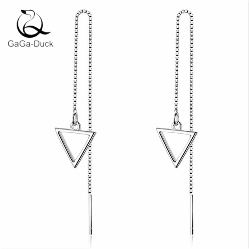 Новые модные ювелирные изделия из стерлингового серебра 925 пробы геометрические