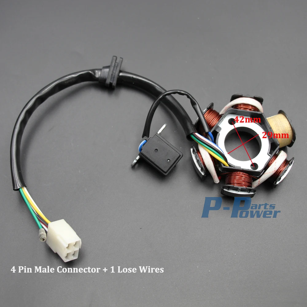 6 катушечный магнитный маховик для 50 куб. См 70 90 110 125 150 четырехъядерный велосипед