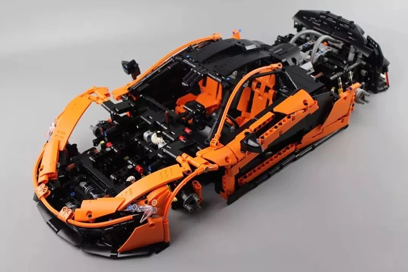 DHL 13090 Technic Car MOC-16915 McLaren P1 функция двигателя автомобильный набор строительных блоков Кирпичи 20087 детская Рождественская игрушка