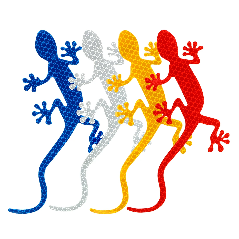 Предупреждение о безопасности автомобиля Светоотражающая наклейка Gecko для Volkswagen