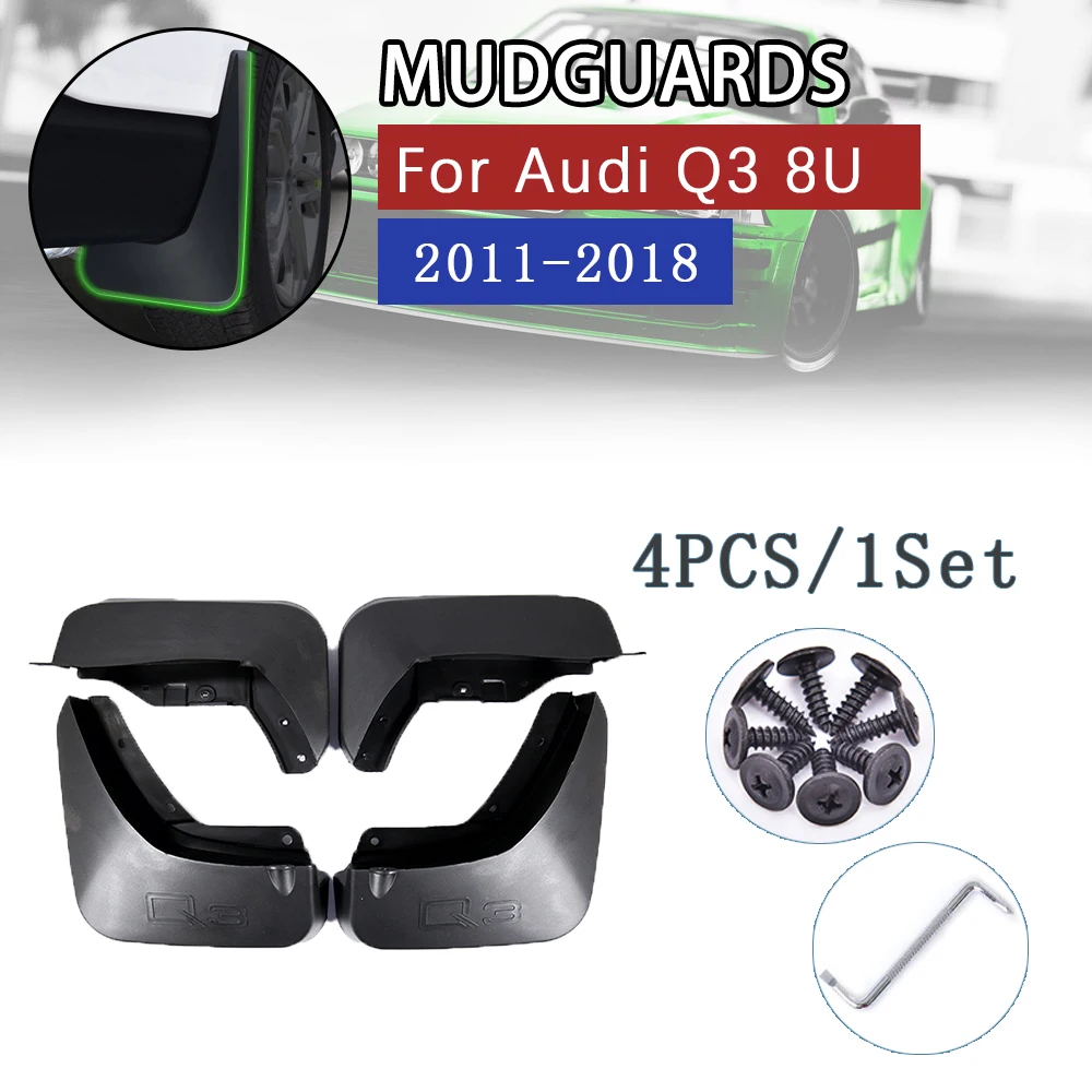 

Брызговики автомобильные для Audi Q3 8U 2011 ~ 2018 Брызговики для крыльев, брызговики, аксессуары для брызговиков 2012 2013 2014 2015 2016