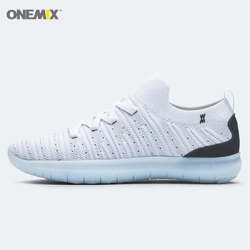 Мужские и женские кроссовки ONEMIX легкие спортивные с дышащей сеткой на шнуровке