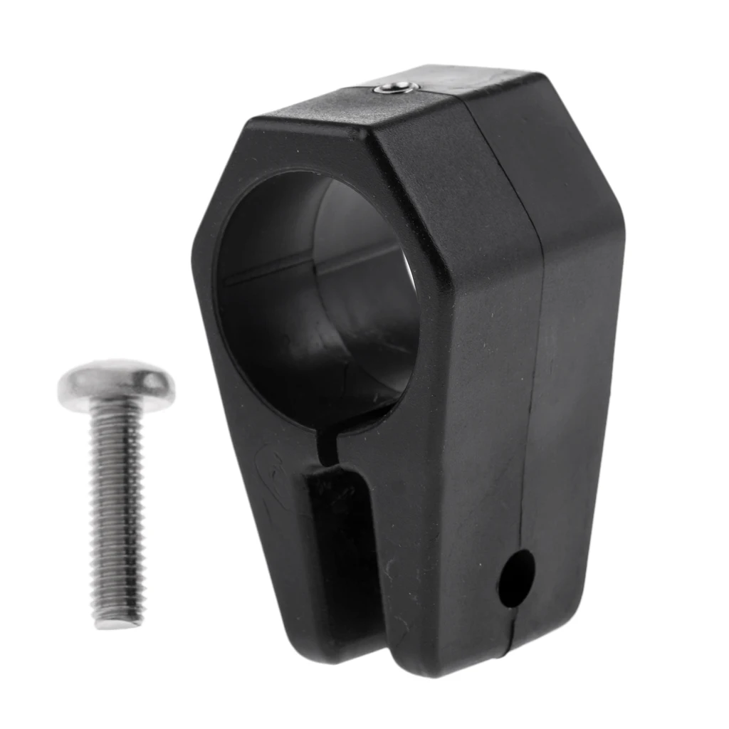 

8pcs Marine Boat Bimini Top Fitting Black Nylon Jaw Slide Pipe Clamp For 1 Inch Tube