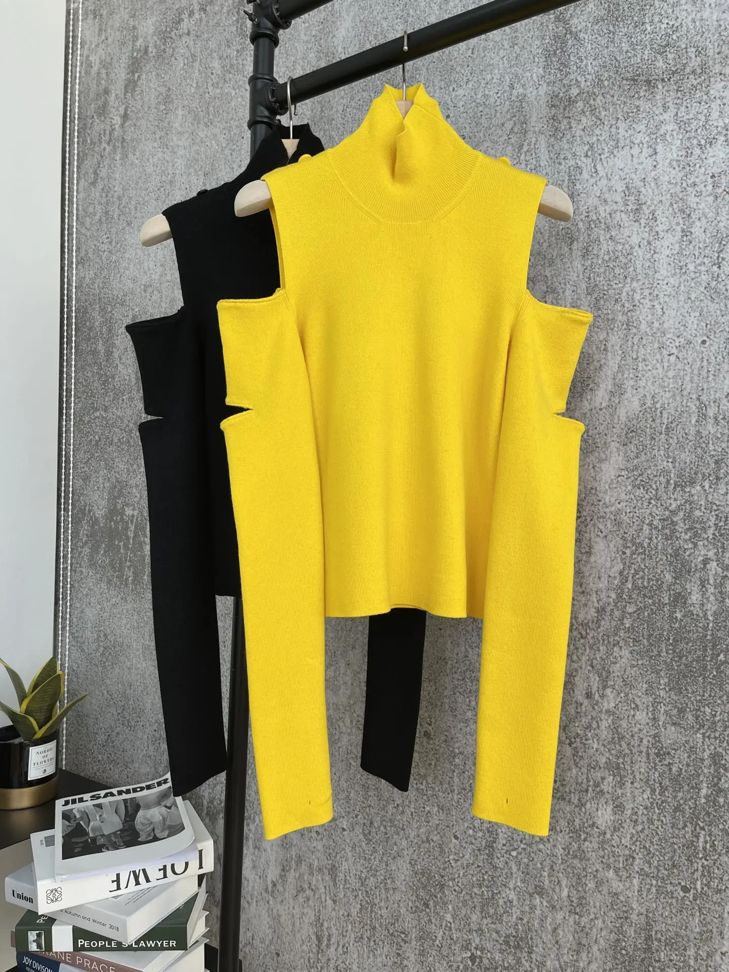 

Женский трикотажный топ с длинным рукавом, повседневный однотонный трикотажный топ с открытыми плечами, 2021, 0109