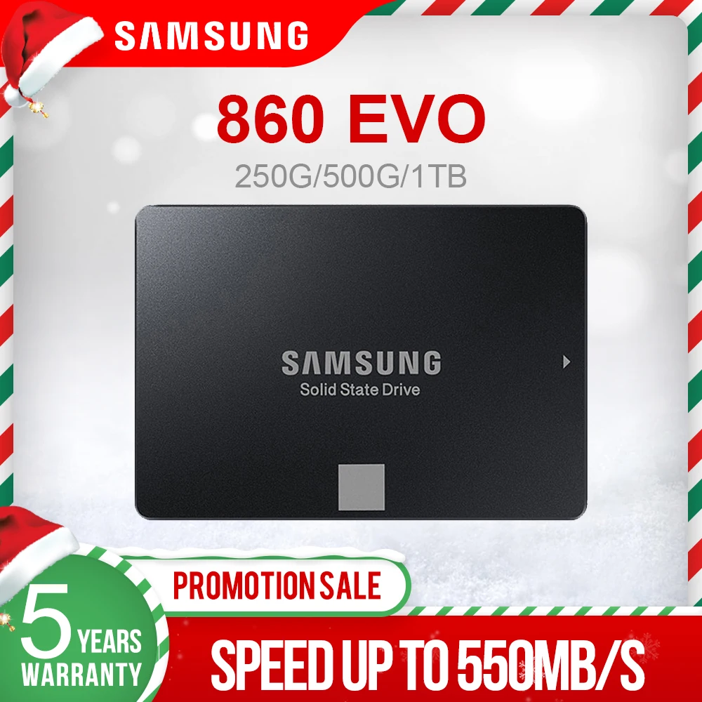 

SAMSUNG 860 EVO 500GB SSD SATA3 2.5inch internal Solid State Disk 500g for Laptop Desktop PC(MZ-76E500B/CN)