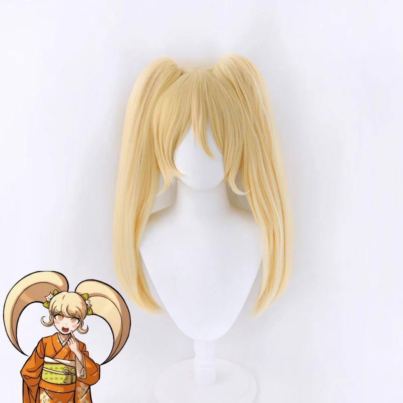 Парик для косплея блонд из аниме данганронпа термостойкие синтетические волосы