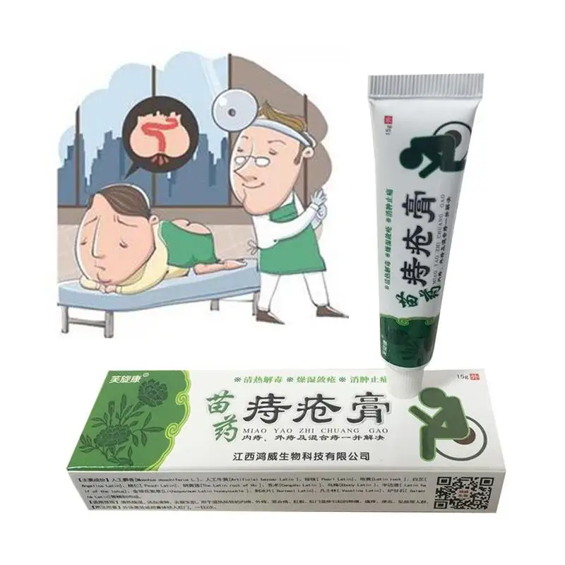 Крем от геморроя травяная мазь лечение анальной трещины натуральная китайская