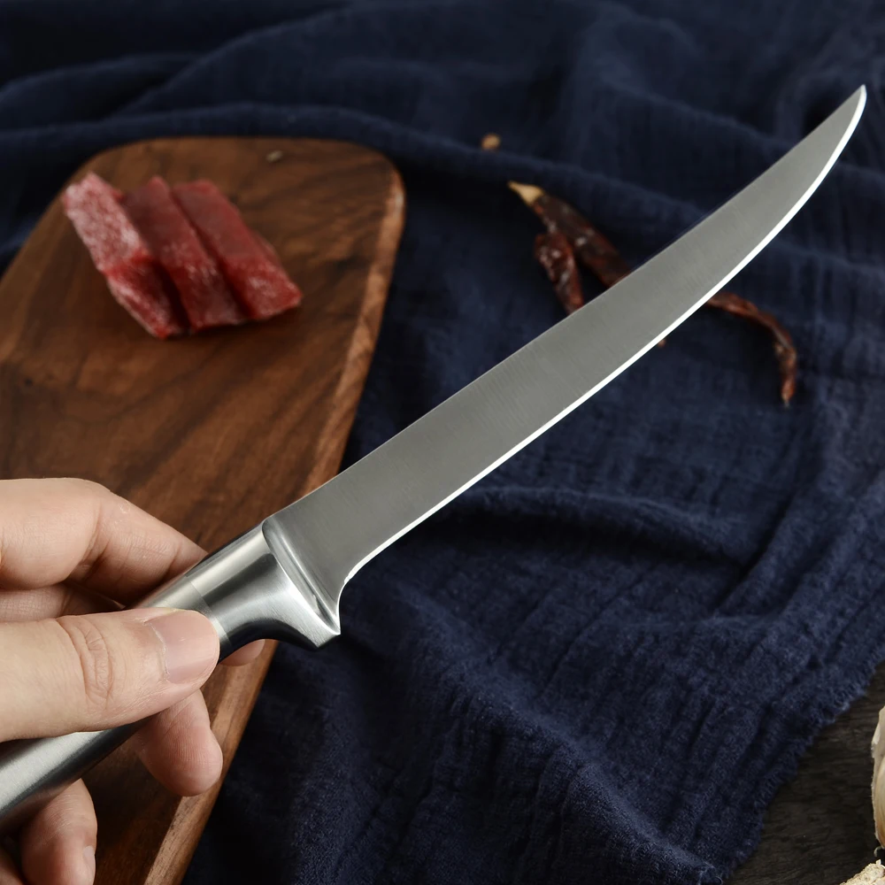 Филейный нож Qing 6 &quot7&quot 8 &quot кухонный из нержавеющей стали для рыбы японские ножи