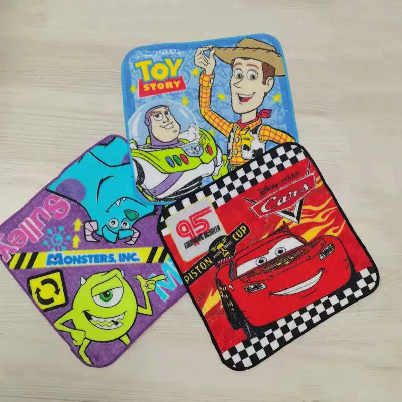 Полотенце из мультфильма Disney Тачки История игрушек квадратный платок для рук и