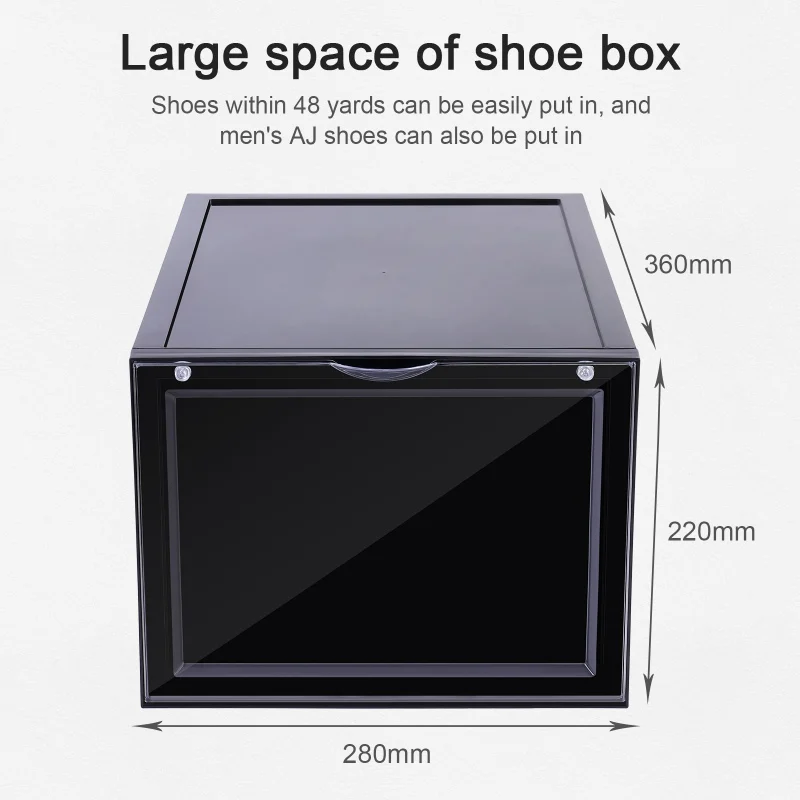 

Drawer-type Shoe Cabinets Magnetic Suction Door Men's And Women's Shoes Storage Cabinets Thickened Multi-layer Stack