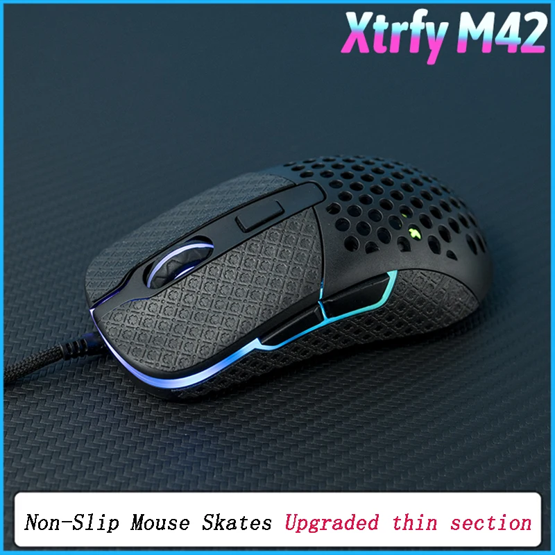 Самодельные Нескользящие Стикеры из Кожи Ящерицы BTL сделай сам для Xtrfy M42 без мыши