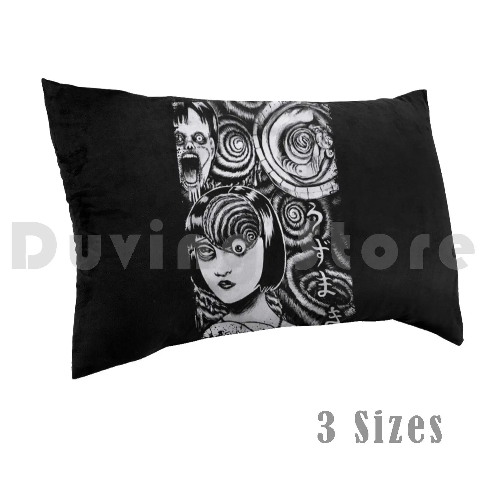 

Копия подарка для влюбленных Junji Ito чехол с принтом подушки 35x50 ужас Хэллоуин Октябрьский хароуин джундзи ито