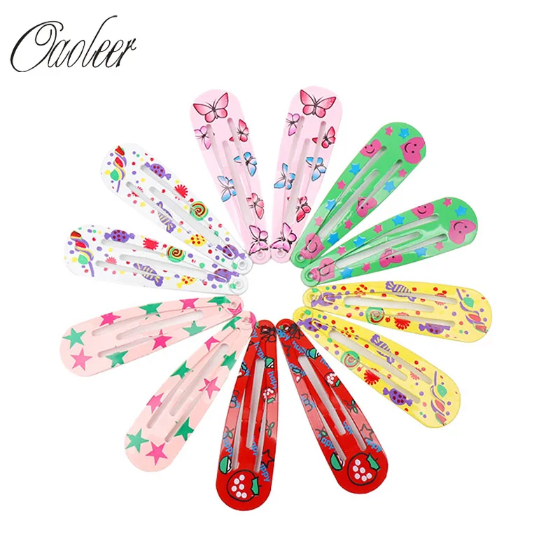 12 шт./пакет женские аксессуары для волос с блестками и изображениями героев