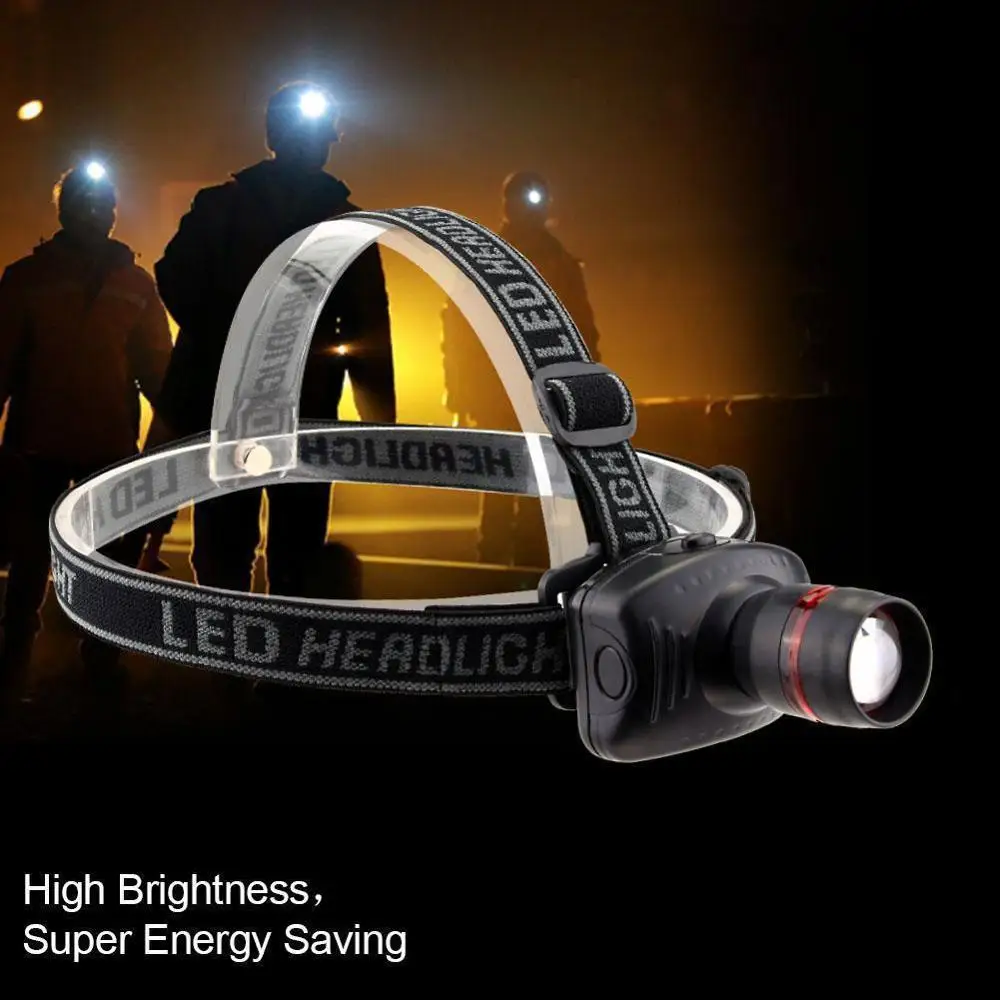 

1000 Lumen 3 Mode Led Headlamp Fishing Camping headlight High Power lantern Head Lamp Zoomable USB Torches Flashlight 3 AAA Sep