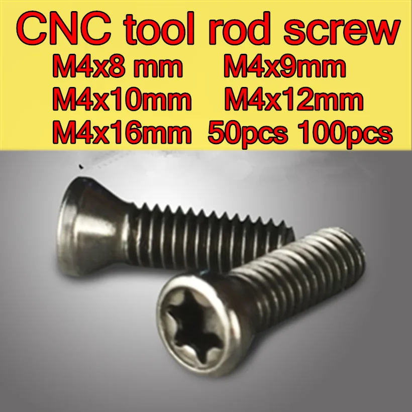 100 шт. винты для ЧПУ 4 х8 мм Х9 х10 х12 х16 50 шт.|tool parameters|screw assembliestools screwdriver |