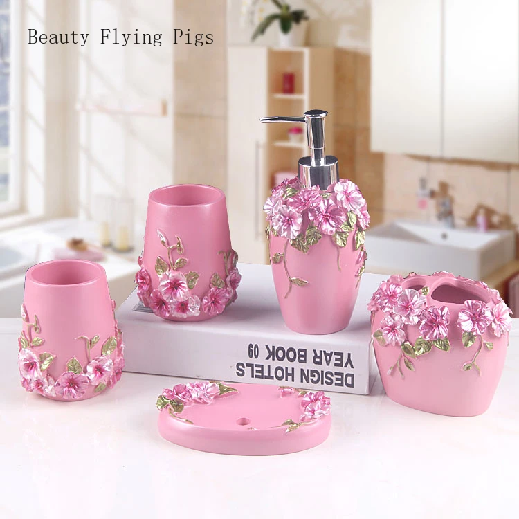 Прямой маркетинг новые творческие романтический цветок ванная комната смолы