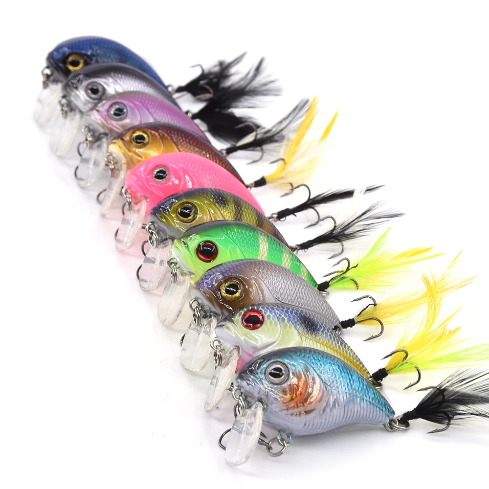 MAKEBASS 1. 6В/0 25 oz небольшой Minnow плавающий приостановка рыболовные приманки набор