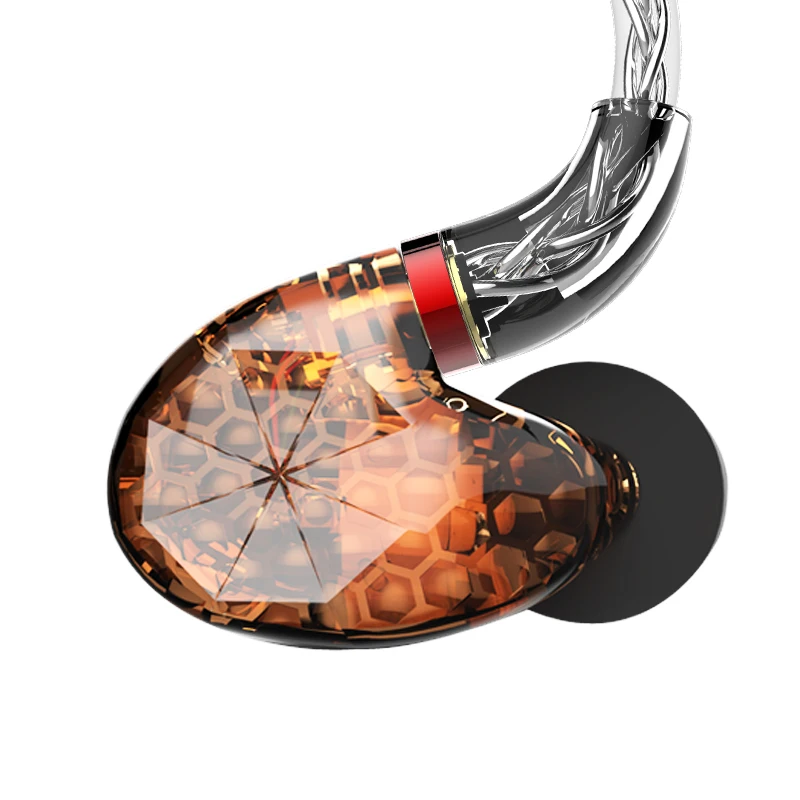 Наушники AUDIOSENSE T180 PRO Knowles одиночные BA IEM съемные MMCX 8 нитей 19 ядер SCX провод HiFi сбалансированные арматурные наушники