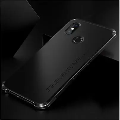 All Black Металлический каркас телефона чехол для Xiaomi mi 8 тонкий жесткий Alu mi nium Hybrid PC Shell для Xiaomi mi 8 Чехлы для Xiaomi mi 8 Funda - Цвет: All Black