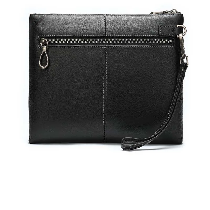 Men Wallets Genuine Leather Luxury Clutch Bag Business Male Big Clutch Purse Hand Bag Vintage Large Wallet in genuine leather