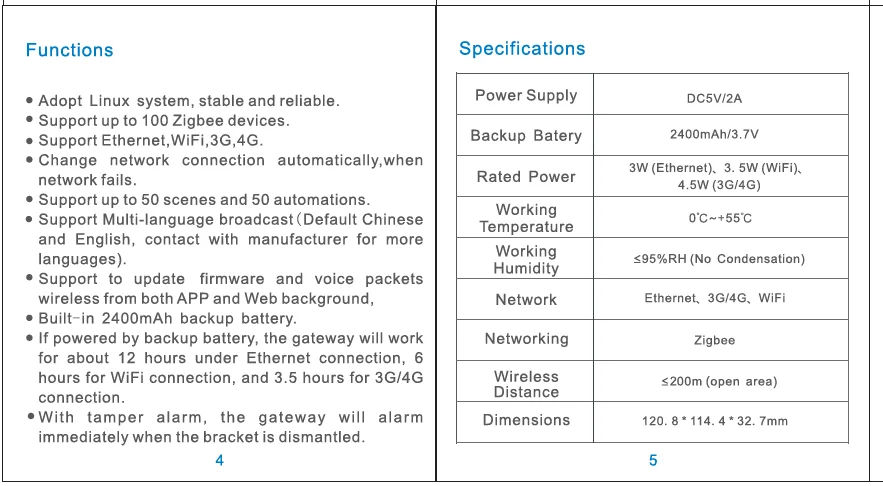 3g 4G Zigbee шлюз многофункциональный смарт-шлюз концентратор своевременное снятие руки Wifi смарт-шлюз поддержка подключен