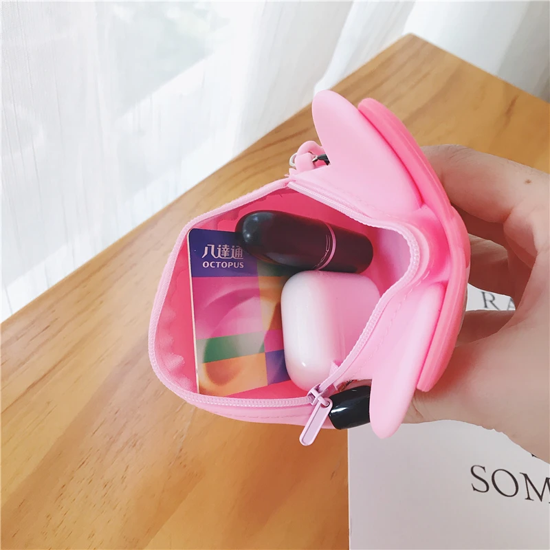 Новый мультяшный силиконовый женский кошелек карманный Дамский клатч кошельки