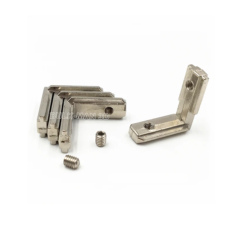 100 шт./лот оптовая продажа 90 градусов Внутри Скрытая угловой кронштейн для 2020 V