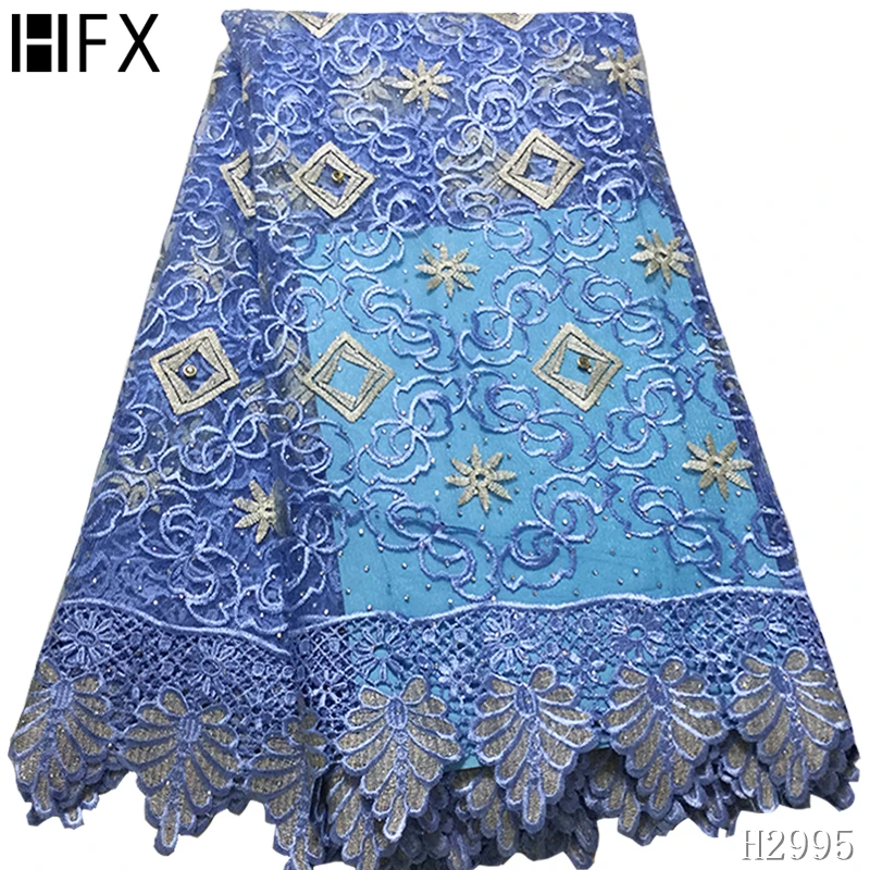 Высококачественная белая хлопковая кружевная ткань французский сетчатый