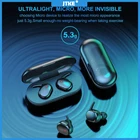 Наушники JTKE Y30 TWS4, игровая водонепроницаемая Спортивная гарнитура с поддержкой Bluetooth 5,0, с 3D HD и сканером отпечатков пальцев, с басами
