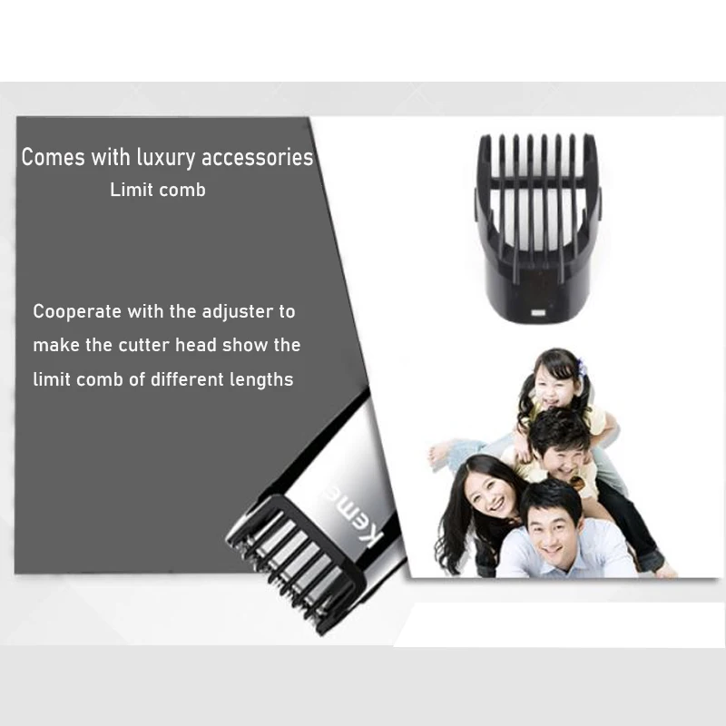 1-10mm adjustable beard trimmer for men rechargeable electric facial clipper hair stubble machine 19 length setting |