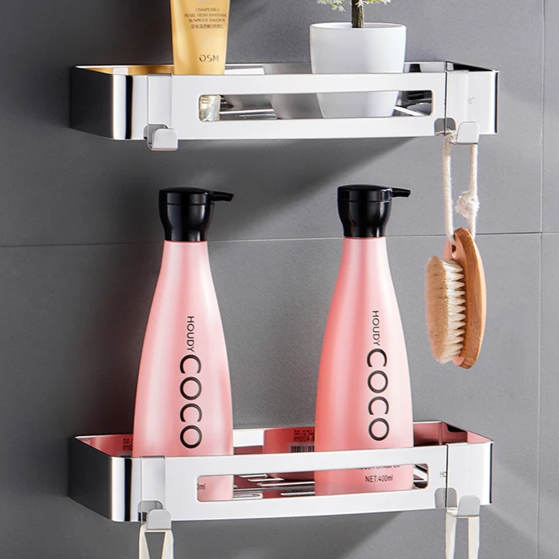 

JYSNWY Kitchen bathroom accessories shelves wall shelf room organizer 304 stainless steel decor storage XS155