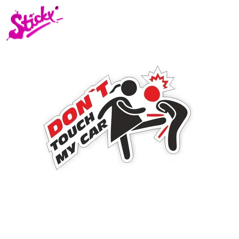 Наклейка на автомобиль с надписью My Car рука