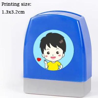 baby name stamp-17 Индивидуальные детские штамп с именем DIY имя ребенка уплотнение не легко выцветает безопасности штамп с именем стикер предотвратить ребенка от потери уплотнения стикер - Цвет: baby name stamp-17
