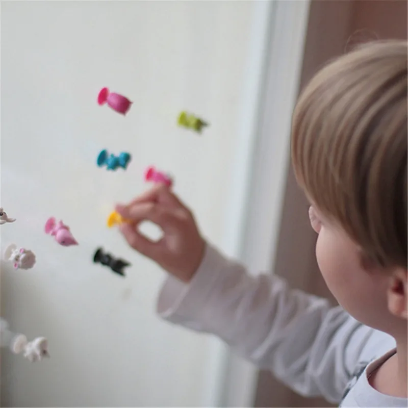 

100Pcs/Set PVC Dolls Sukers Cupule Kids Cartoon Ocean Animal Action Figure Toys Sucker Mini Suction Cup Collector Capsule Models