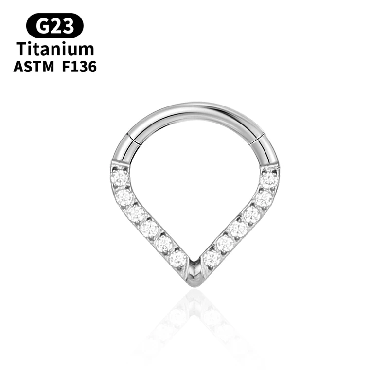 

G23 Titanium Nose ring Indian style earring diaphragm perforatio cartilage Earring Lip hoop Piercing studs pack Body Jewelry