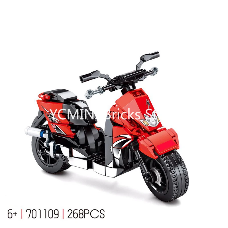 Конструктор Sembo для конструктора Lego креативный внедорожный мотоцикл мальчиков