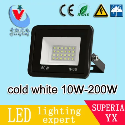 220V Светодиодный прожектор светильник 30w 50w 100w 150w 220wReflector Светодиодный прожектор светильник Водонепроницаемый IP65 Точечный светильник дороги открытый светильник ing уличный светильник