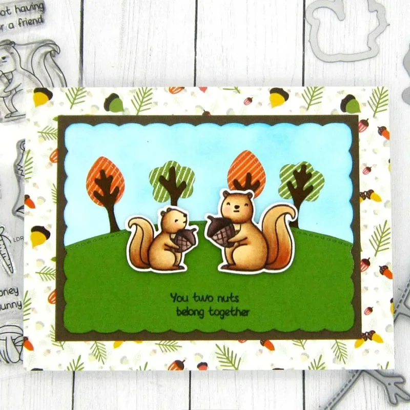 Металлические Вырубные штампы с изображением милых деревьев вырубки для