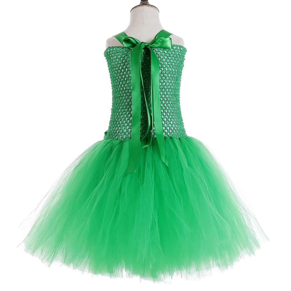 Платье-пачка с крыльями и зелеными цветами для девочек 1 комплект | Детская одежда