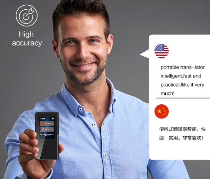

Instant Voice Speech Offline portable travel translator voice translator 52 Language Translator device